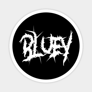 Death Metal Bluey Magnet